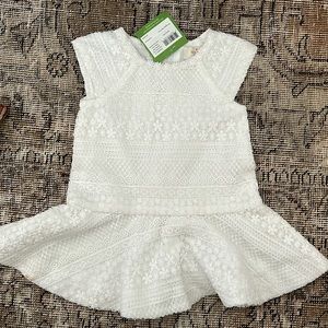 NWT Kate spade baby girl white dress